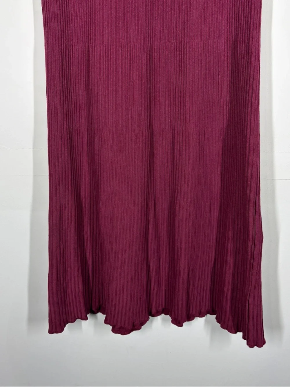 Free People Shine Bright Ribbed Maxi Skirt Size Small